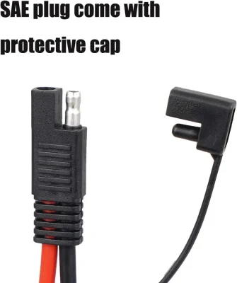  Motorcycle Rvs Boat Quick Disconnect Battery Connector to Ring Terminal Wire Harness