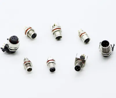 3-Pin Signal Transmission Cold and Explosion-Proof Male Flange Connector Terminal M8