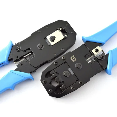 Ez Pass Through Crimper Cat5 CAT6 Stainless Steel Hand Network Ez Crimp Tool