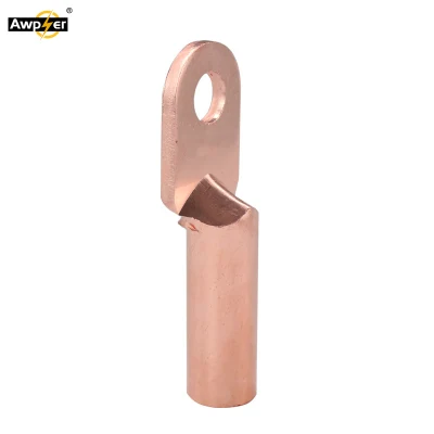 Dt Series 99.9% Pure Copper Cable Lug Conform to Chinese National Standards Red Copper Cable Lugs Crimp Type Terminal