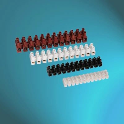 12 Way Polyamide Plastic Wire Connector Terminal Blocks with CE RoHS