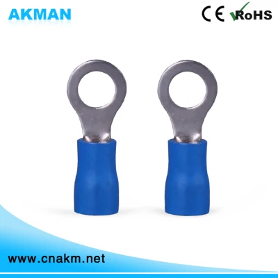  RV Series Wire Terminal Electrical Pre Insulated Crimp Copper or Brass Ring Terminal