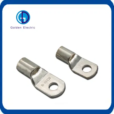 Sc Tinned Plated Brass Copper Bimetallic Welding Automotive Round Ring Tubular Battery Wire Crimp Cable Lug Connectors Terminals