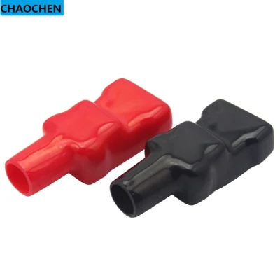 Customized Rubber Battery Terminal Covers Positive Negative Top Post Protection Caps for Car Motorcycle Truck Universal Battery