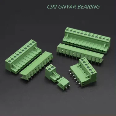 Electrical Brass 12pole 10A PCB Terminal Blocks Shrapnel 14 Wire Terminals