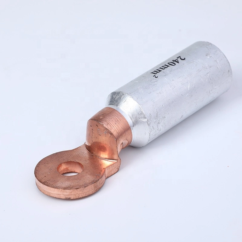 CAS/Dtl-2 Bimetal Cable Lug Ring Type Terminal Copper Aluminum Cable Lug One Hole Connector