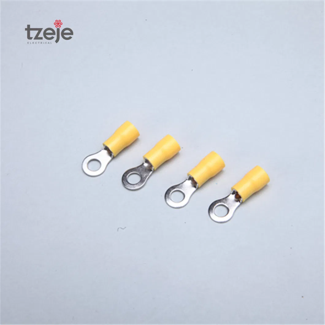 Yellow Copper Cable Lug Ring Type