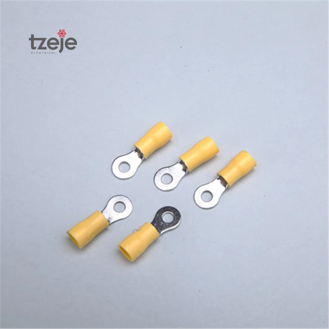 Yellow Copper Cable Lug Ring Type