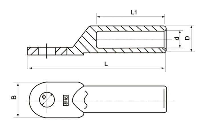 Factory Manufactured Copper Cable Terminal Connector Lug Copper Wiring Lugs and Terminals