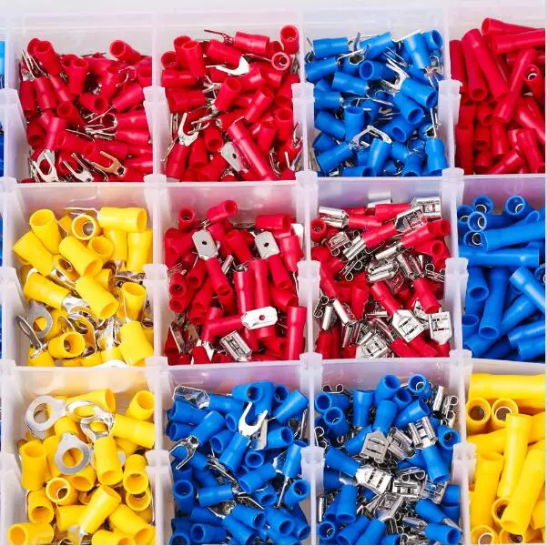 Vehicle Car Insulated Electrical Wire Terminals Connectors Crimp 1200PCS Assorted