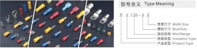 Tube Type Terminal Tinned Connectors Electrical Copper Cable Lugs Tube Terminal