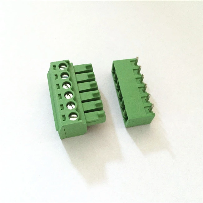 3.5/3.81mm Pitch 300V 8A PCB Screw Terminal Block Pluggable Terminal Block 2 3 4 5 6 7 8 9 10 12 Pin