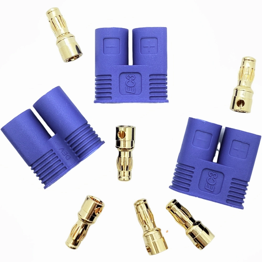 Gold-Plated Plug Ec8 Ec5 Ec3 Connector for PCB Battery Connector