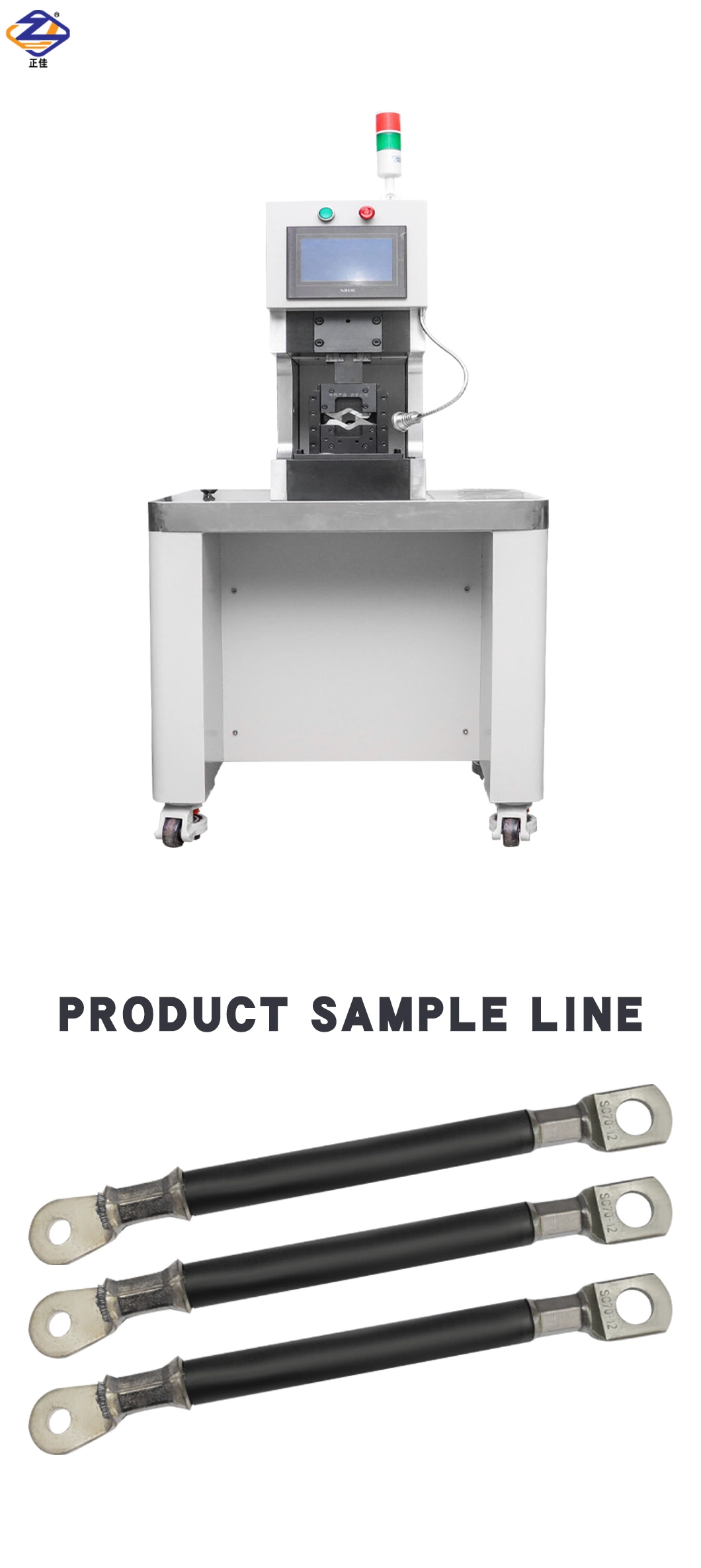 Large Gauge Cable Crimping Machine Servo Terminal Hexagon Crimping Machine