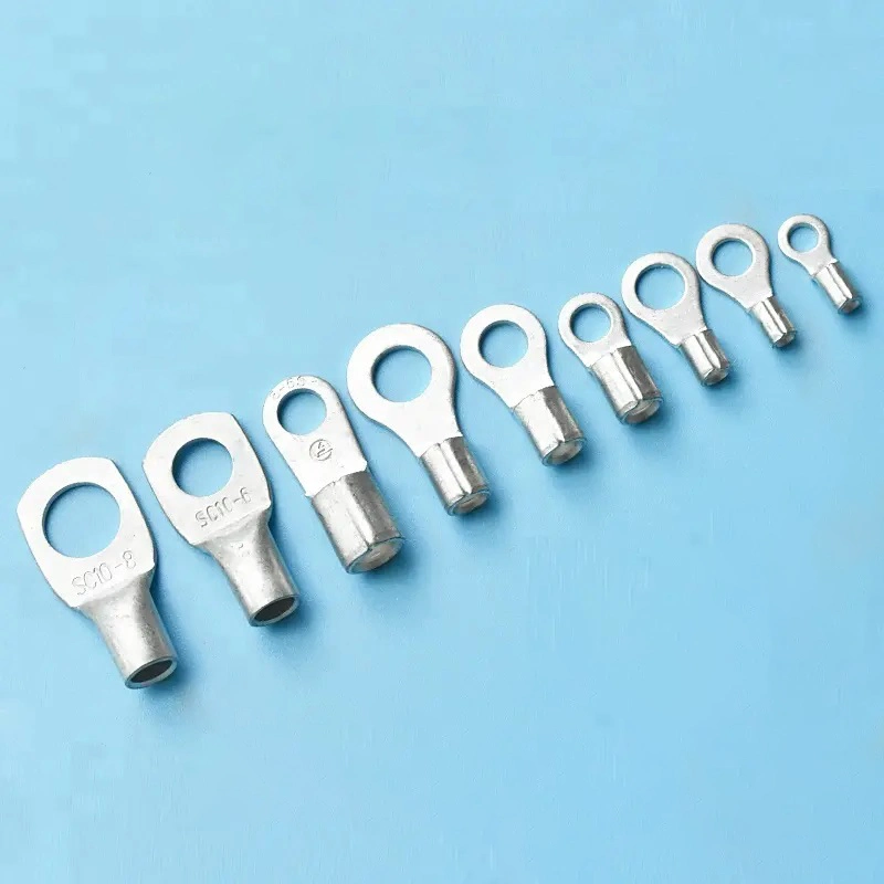 Copper Nickel Plating High Temperature Resistance Cable Bell Mouth Tube Ring Terminal Lug