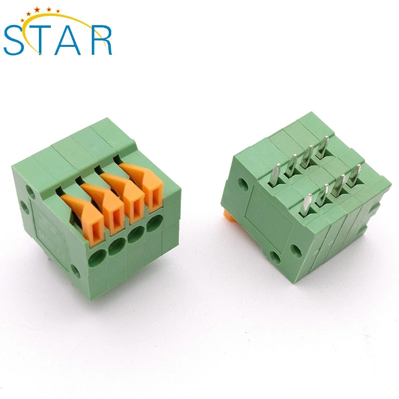 PCB Screw Terminal Block Pluggable Type Green