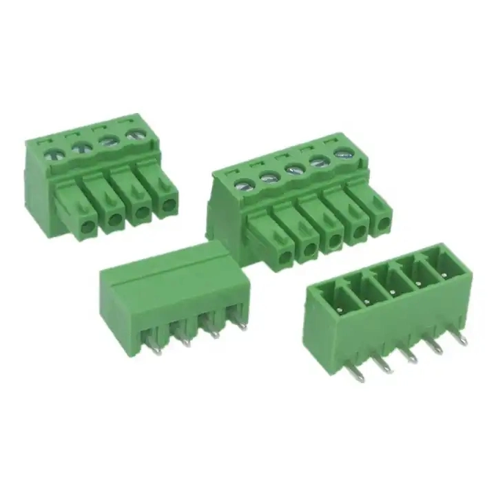 in-Line 150V 6A 2.54mm Pitch Screw Type PCB Terminal Block