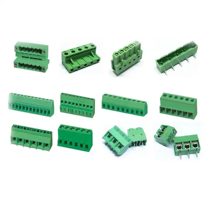 in-Line 150V 6A 2.54mm Pitch Screw Type PCB Terminal Block