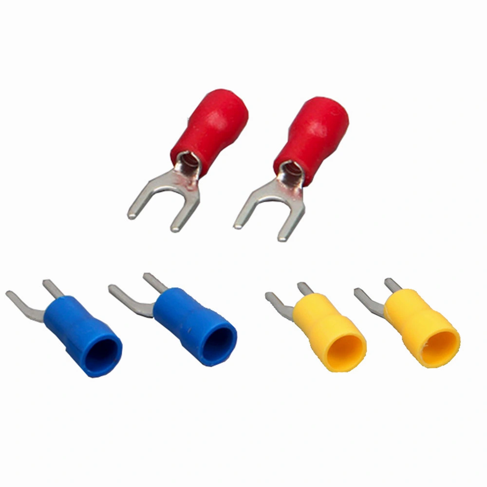 Insulated Electrical Cord End Connectors Wire Fork Terminal