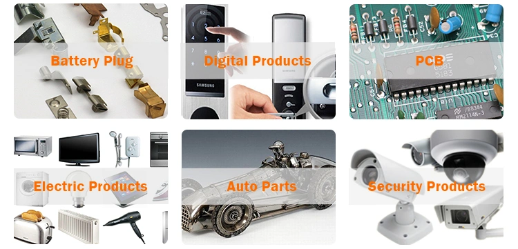 Custom Stamping Brass Terminal Connector, Copper Terminal Lugs, Electrical PCB Terminal