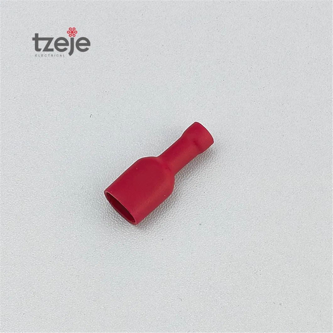 Popular Size Fdfd Full PVC Insulation Brass Crimp Female Disconnector Insulated Terminal