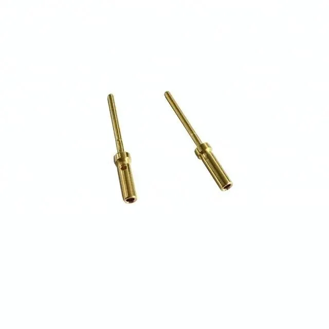 OEM Gold Plated PCB Crimp Contact Terminal for Power Connector