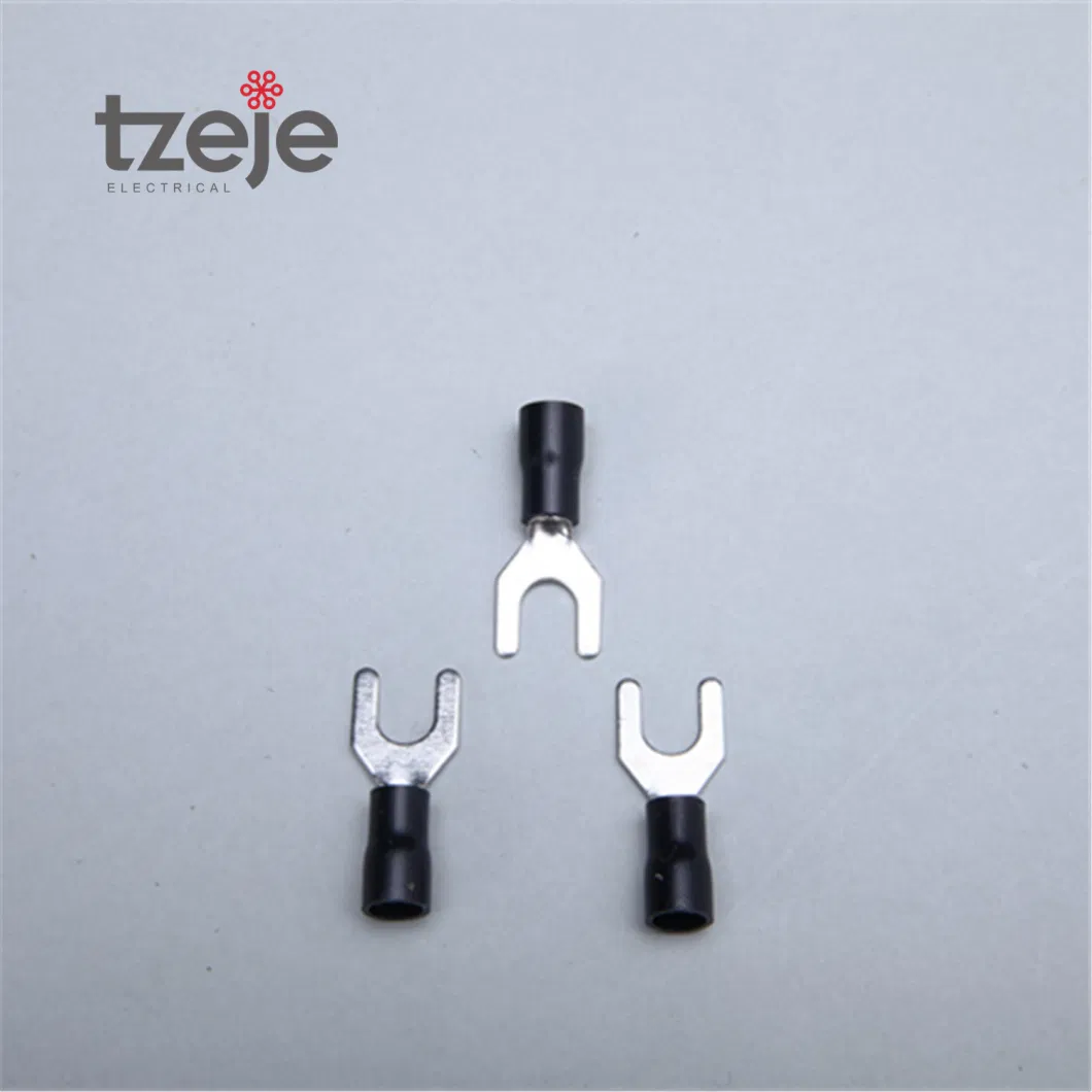 Copper Lug Ring Terminals Solder Pressed Cable Lug Black Color Wire 2.5-4mm