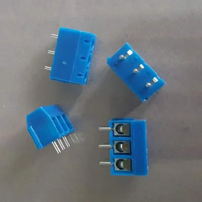 301 3p 5.0mm Pitch Blue Scrwe Type PCB Terminal Block