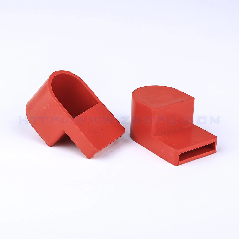 Boot Shaped Protective Sleeve, Motorcycle / Car Rubber Plastic PVC Insulation Battery Terminal Cover