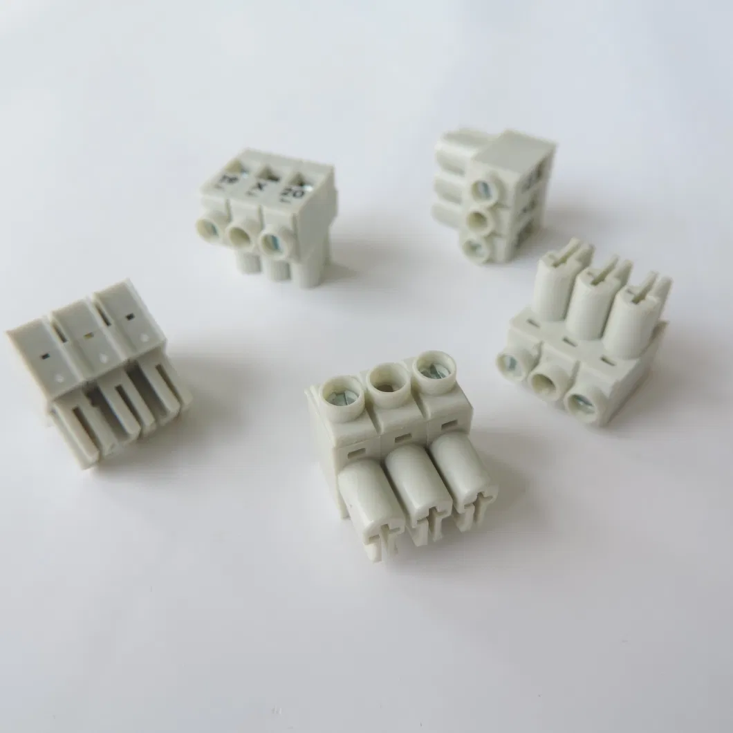 5.0mm Pitch Screw Terminal Block Connector Grey for PCB Mount Can Be Spliced of 2way 3way 4way