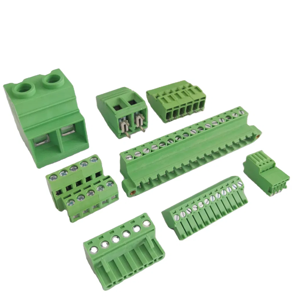 5.0mm Pitch PCB Screw Mount Terminal Block Connector 8A 250V