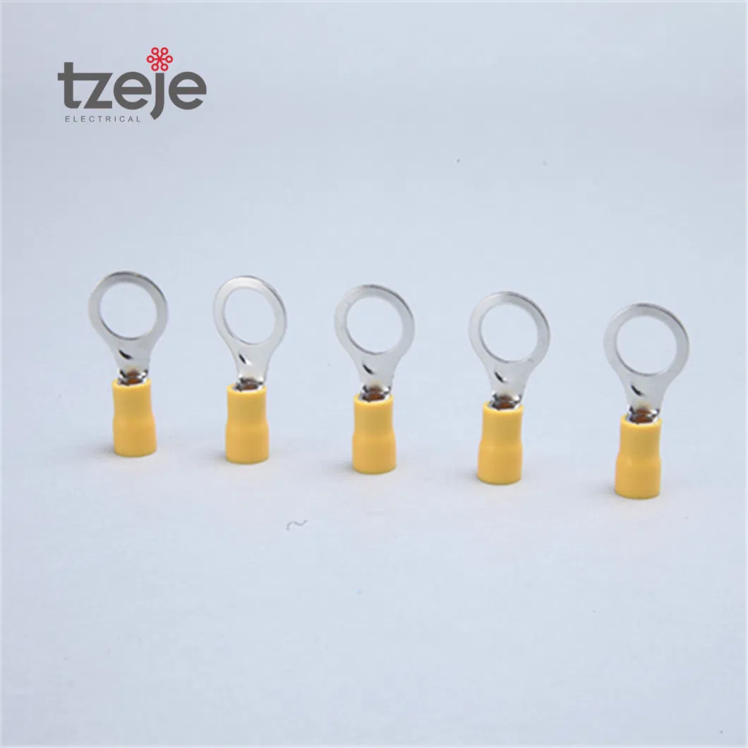 Yellow Copper Cable Lug Ring Type