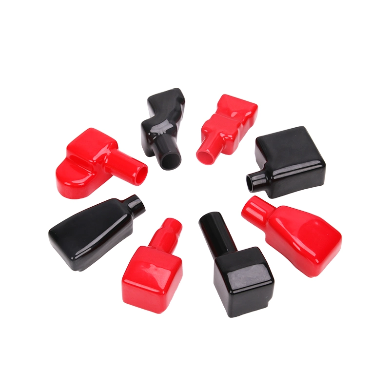 Soft Plastic PVC Cable Terminal Insulating Boot Rubber Protector Cover for Car Battery Terminal Clamp