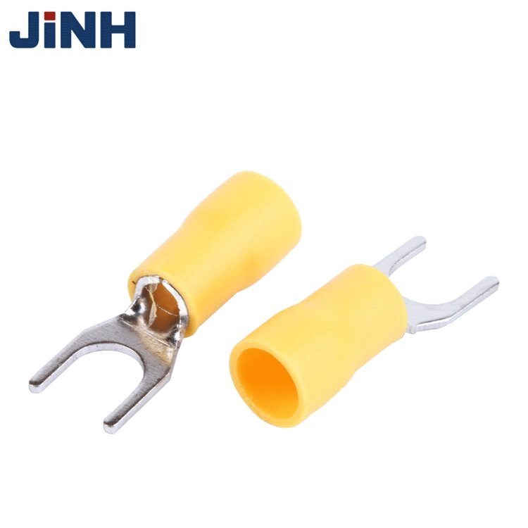 Fork Type Insulated Cold Pressed Spade Terminals