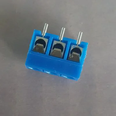 301 3p 5.0mm Pitch Blue Scrwe Type PCB Terminal Block