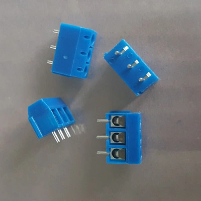 301 3p 5.0mm Pitch Blue Scrwe Type PCB Terminal Block