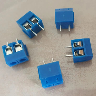 301 3p 5.0mm Pitch Blue Scrwe Type PCB Terminal Block