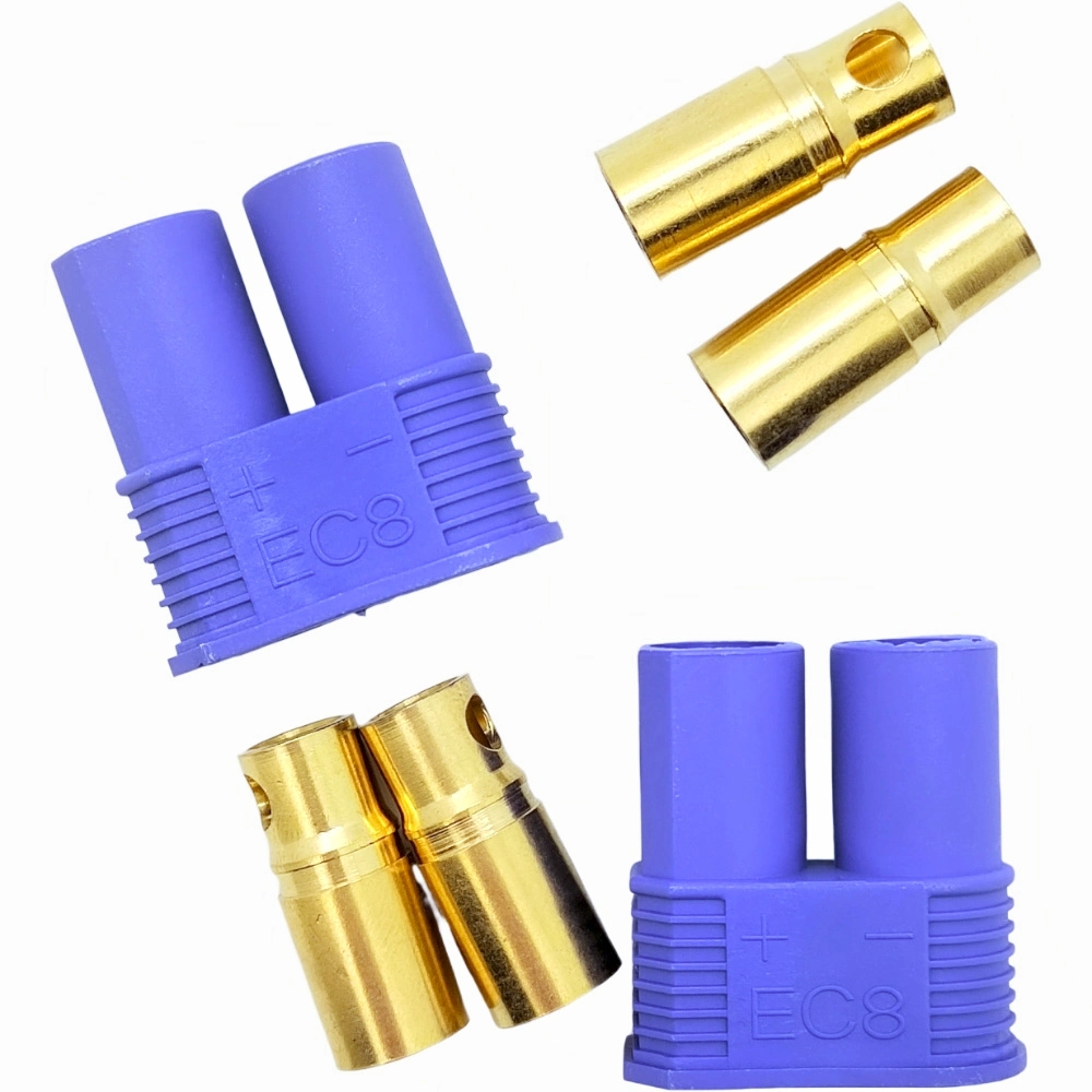 Gold-Plated Plug Ec8 Ec5 Ec3 Connector for PCB Battery Connector