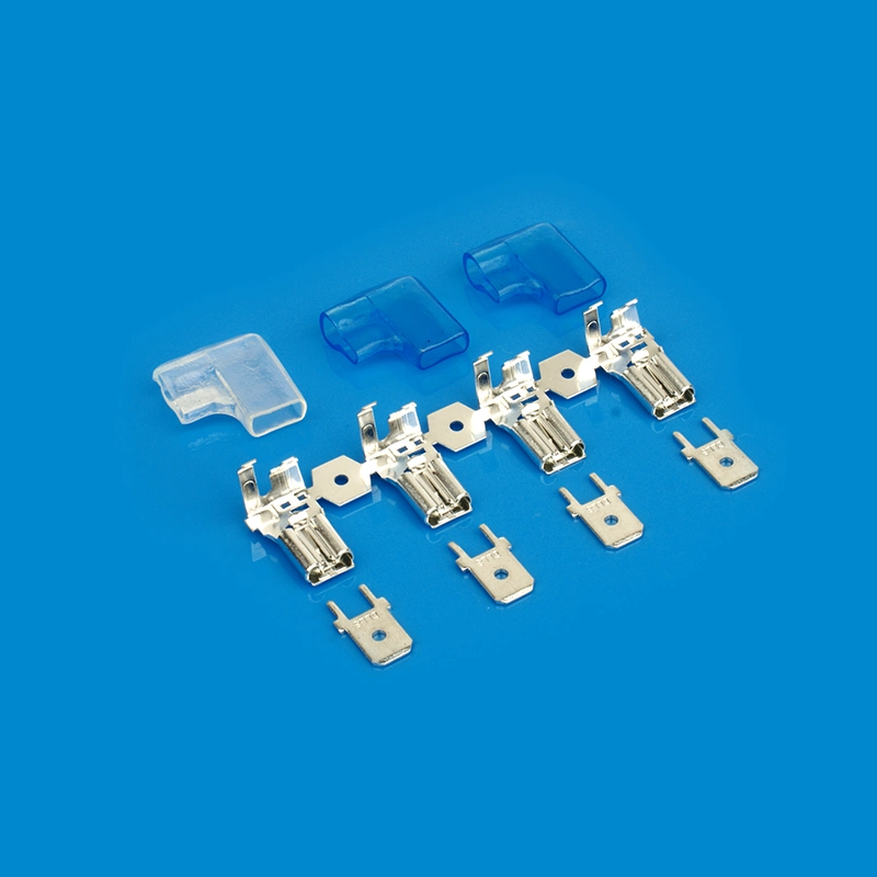 Factory Wholesale Price 250 Straight Plug Terminal with Lock