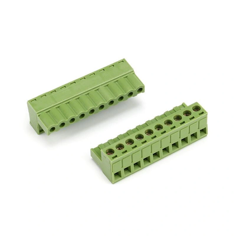 PCB Screw Terminal Block Pluggable Type Green