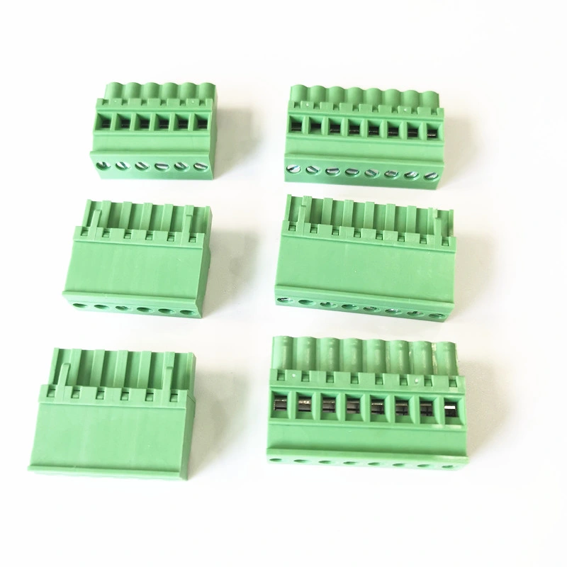 5.08mm Pitch PCB Mount Green Screw Terminal Block Pluggable