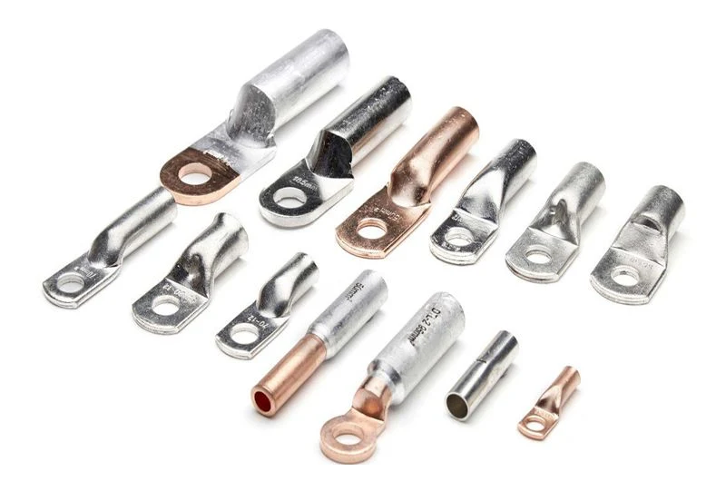 Customized M6 Open Pure Copper Ring Lug Terminals Ot-100A Wire Crimp Terminal Connector Electrical Battery Copper Lugs