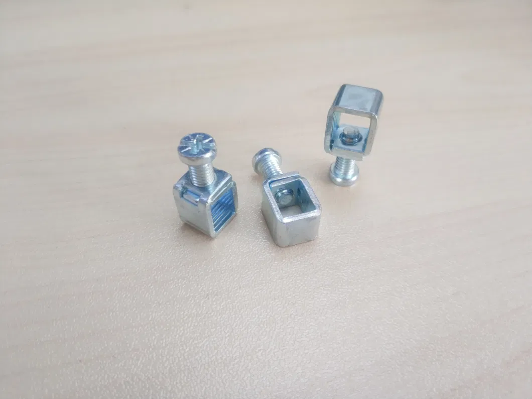 Carton Steel Electrical MCB Wire Connector Terminal with M5 Screw