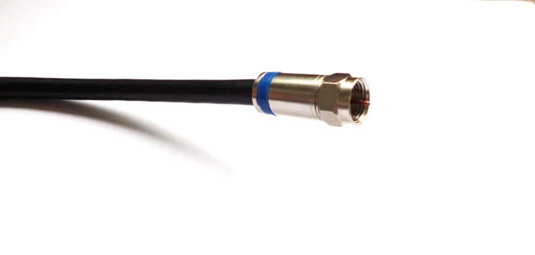 IEC RG6 Coaxial Cable Male 9.5 TV Male Crimp Connector