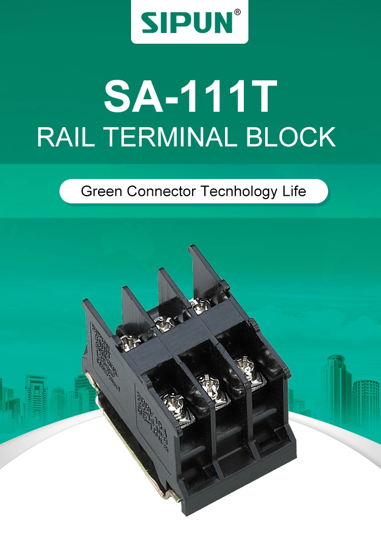 Iedc Ba111t Replacement DIN Rail Terminal Block for Ring Connector AWG22-14