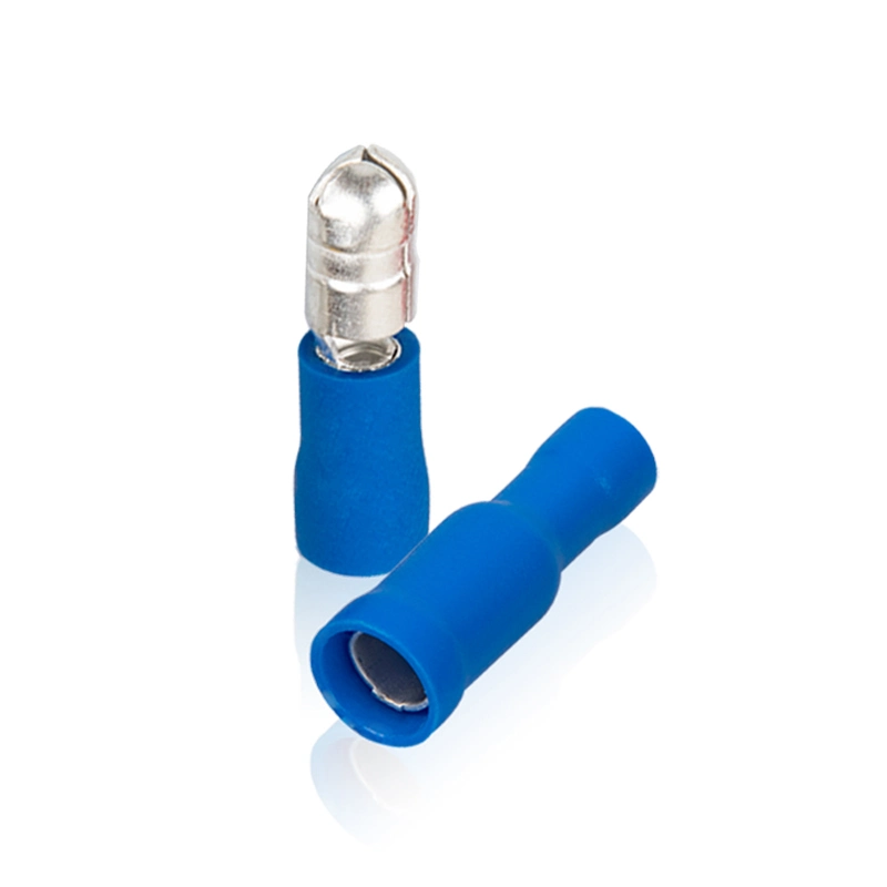 Insulated Solderless Socket Crimp Cable Lug Terminal Quick Splice Disconnector Male Bullet Connector