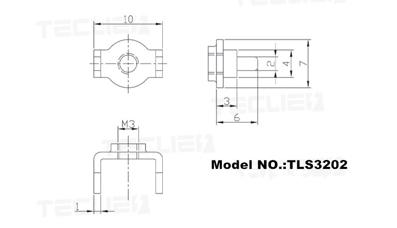 M3 Welding Tab Terminal Pure Copper Tinned Soldering Terminal Pins PCB Wire Connector Screw Terminal