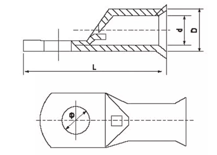 Sc Cable Lugs Wire Connectors Copper Tin Plated Terminals Tube Ring Crimp Terminal Connectors