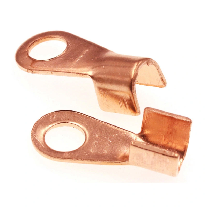 AWG Non Insulated Ring Copper Connector Lugs Ring Type Ot Terminals