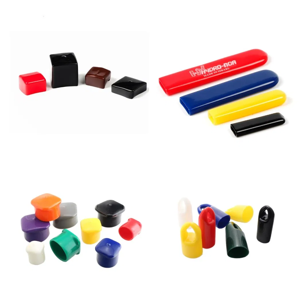 3.5 mm Inner Diameter Rubber End Cap Flexible Vinyl Cover for Wire/ Cable Protection, Pipe/Hanger End